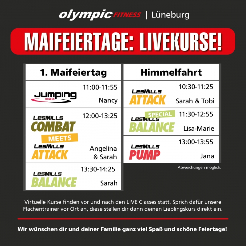 Maifeiertags-Specials
